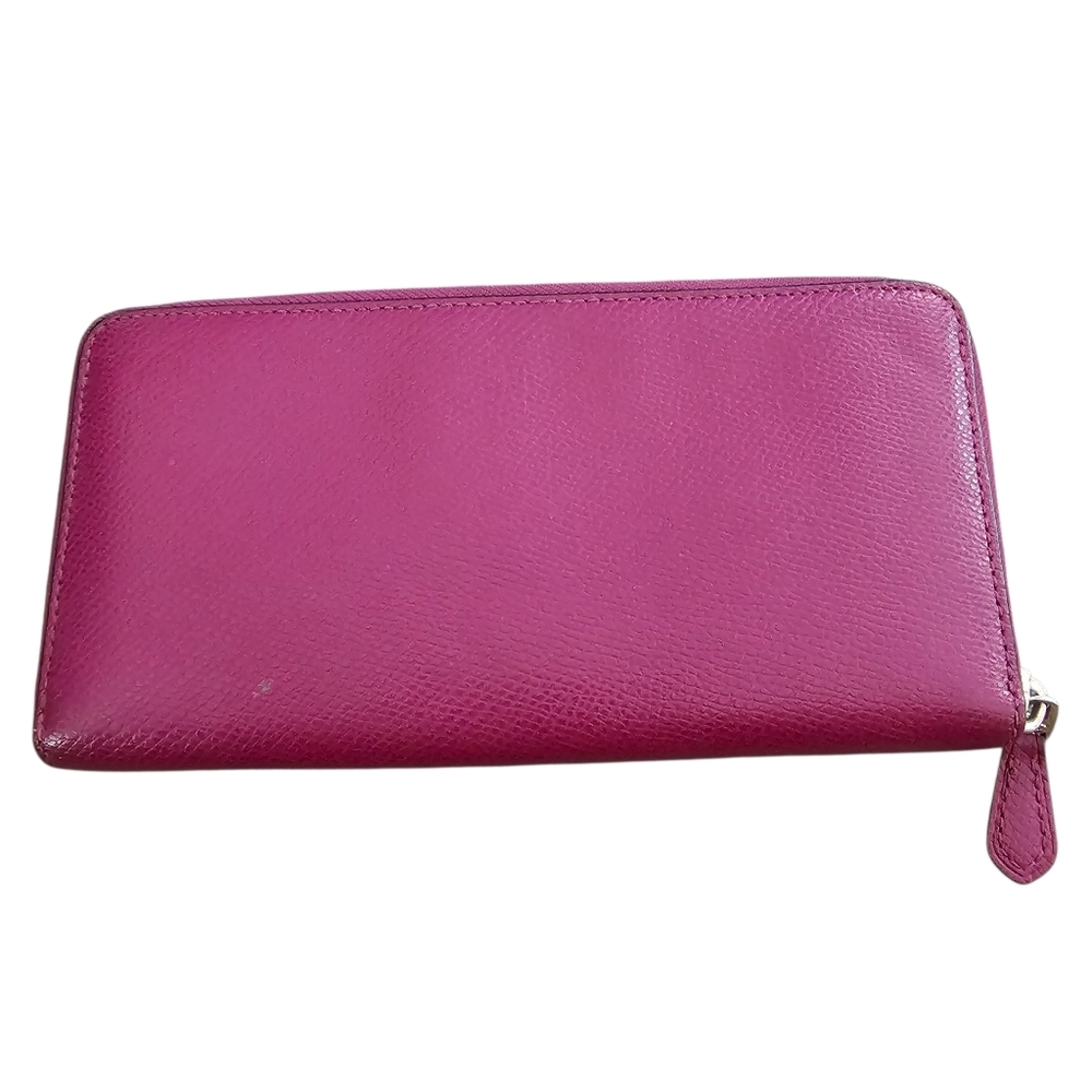Coach Accordion Zip Around Crossgrain Leather Wallet - Picture 9 of 13